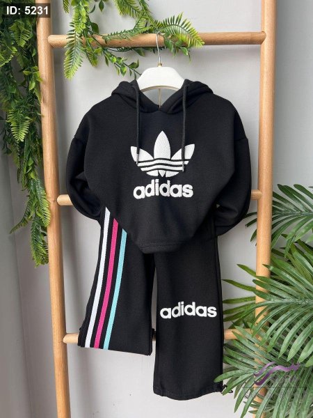 بدلة عملي adidas - اسود